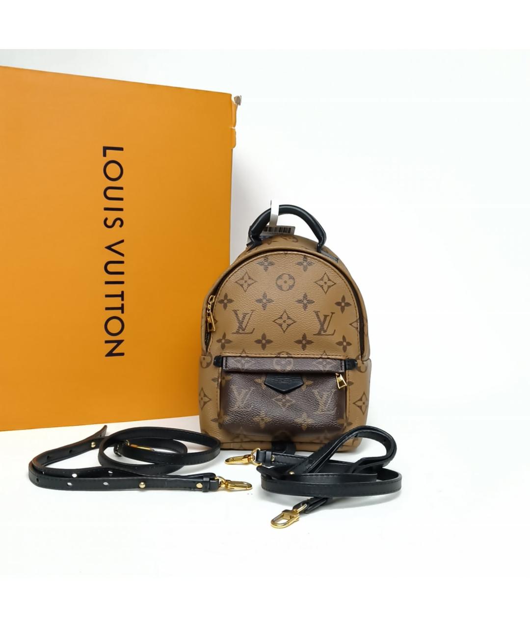 LOUIS VUITTON Коричневый рюкзак, фото 8