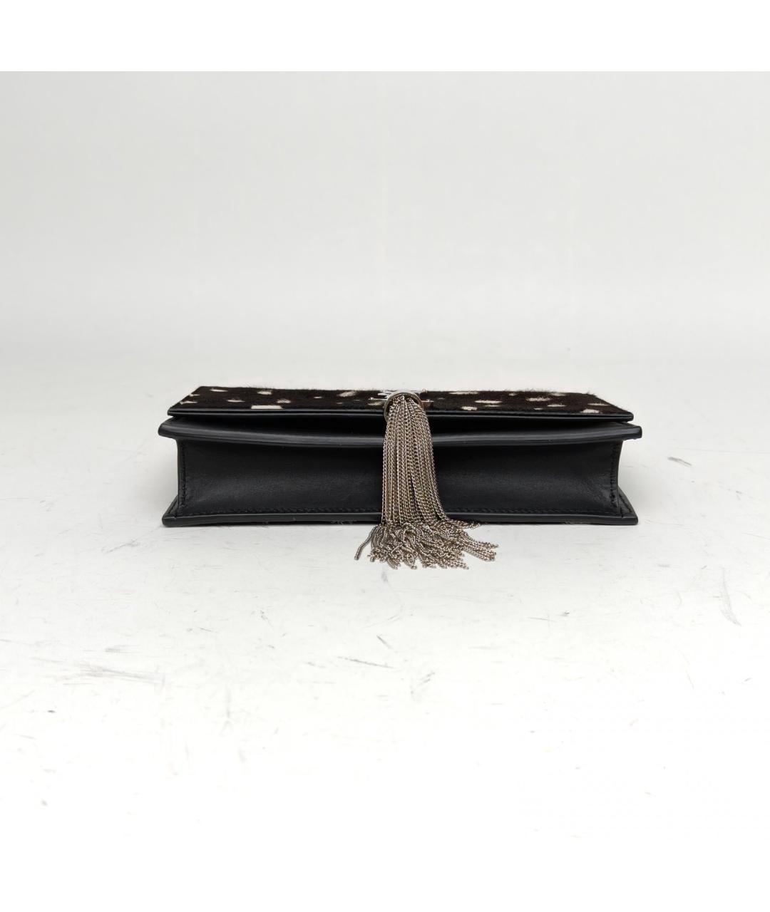 SAINT LAURENT Черная сумка через плечо, фото 6