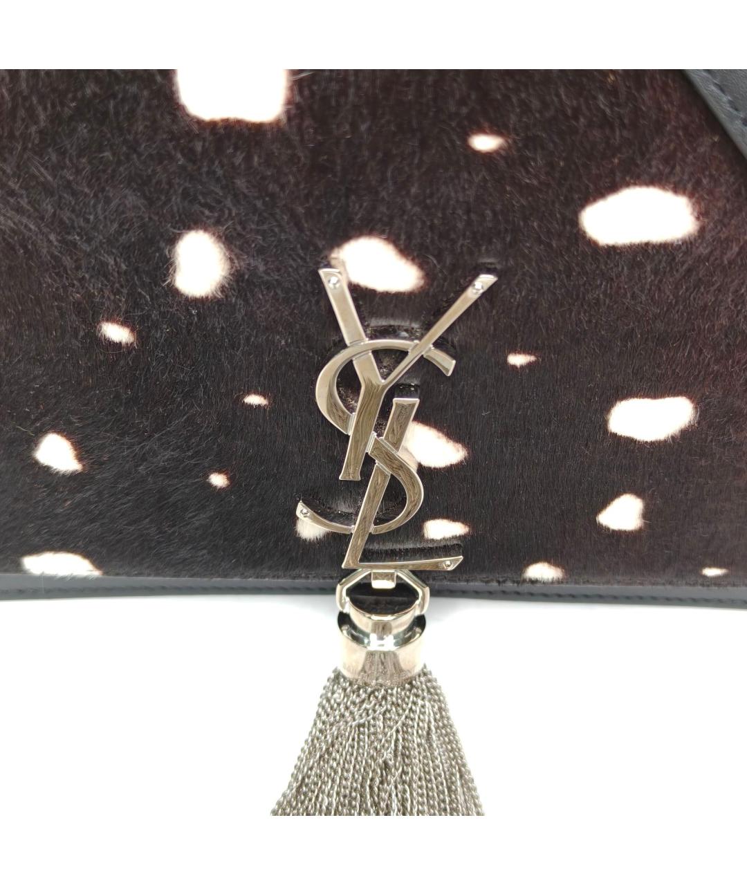 SAINT LAURENT Черная сумка через плечо, фото 8