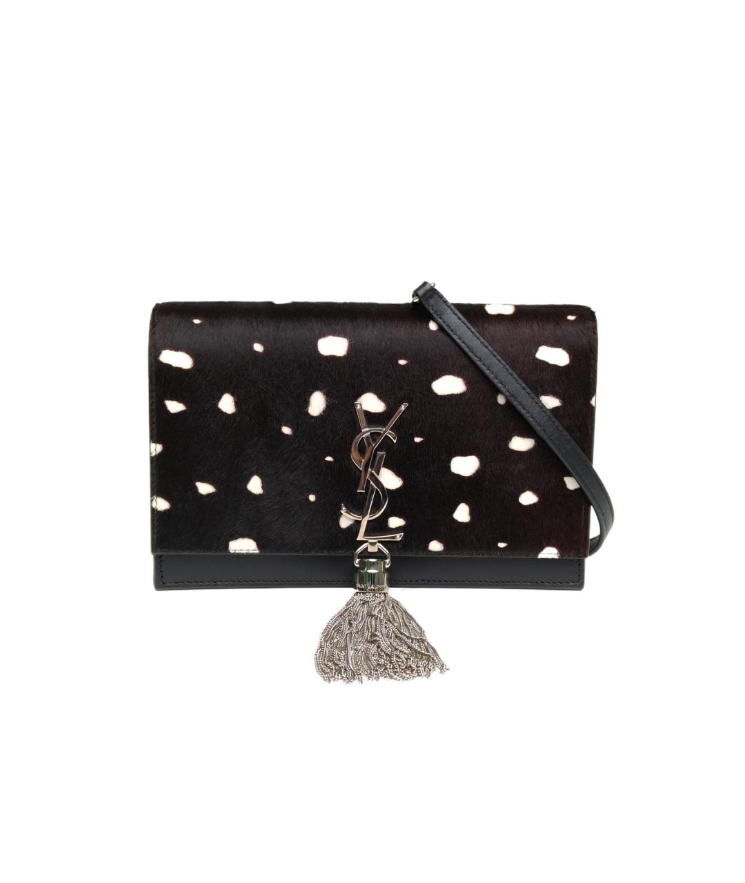 SAINT LAURENT Черная сумка через плечо, фото 10