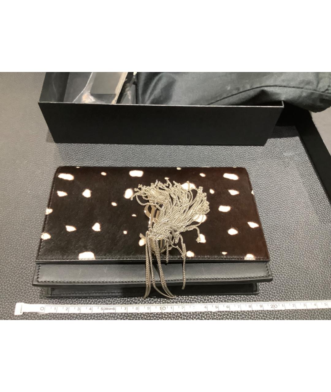 SAINT LAURENT Черная сумка через плечо, фото 9