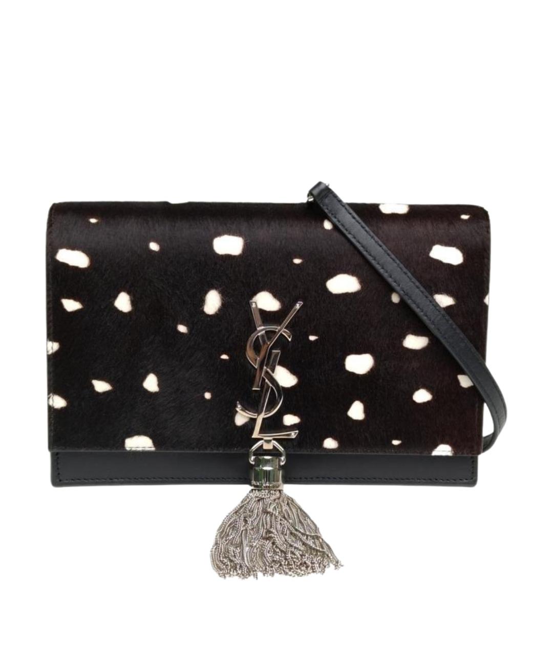 SAINT LAURENT Черная сумка через плечо, фото 1