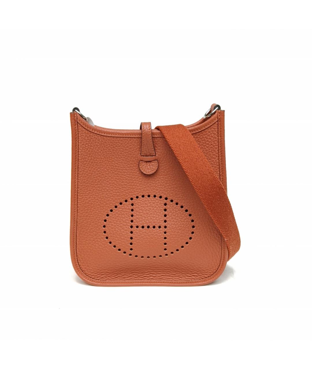 HERMES Коричневая кожаная сумка через плечо, фото 2