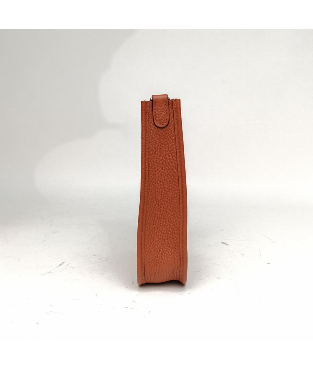 HERMES Коричневая кожаная сумка через плечо, фото 3
