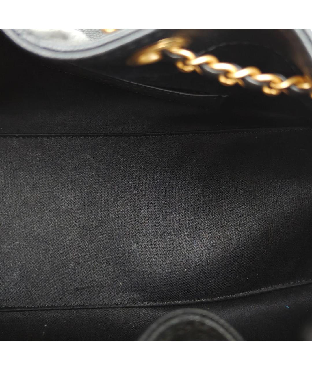 CHANEL Черная кожаная сумка через плечо, фото 8
