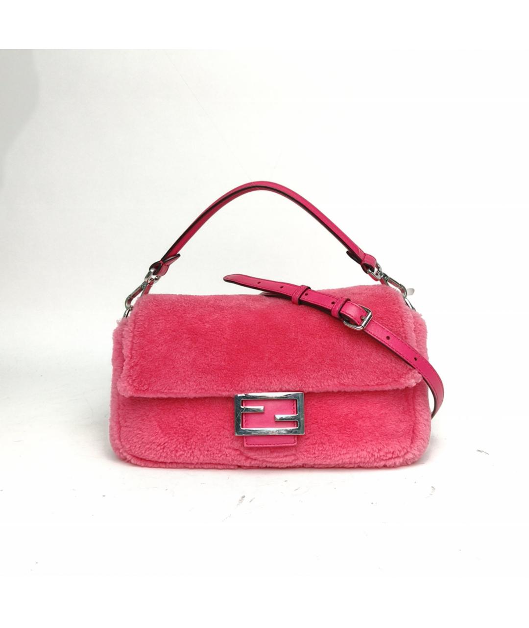 FENDI Розовая сумка с короткими ручками, фото 2