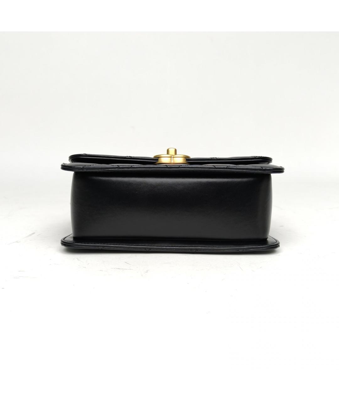 CHANEL Черная кожаная сумка через плечо, фото 6