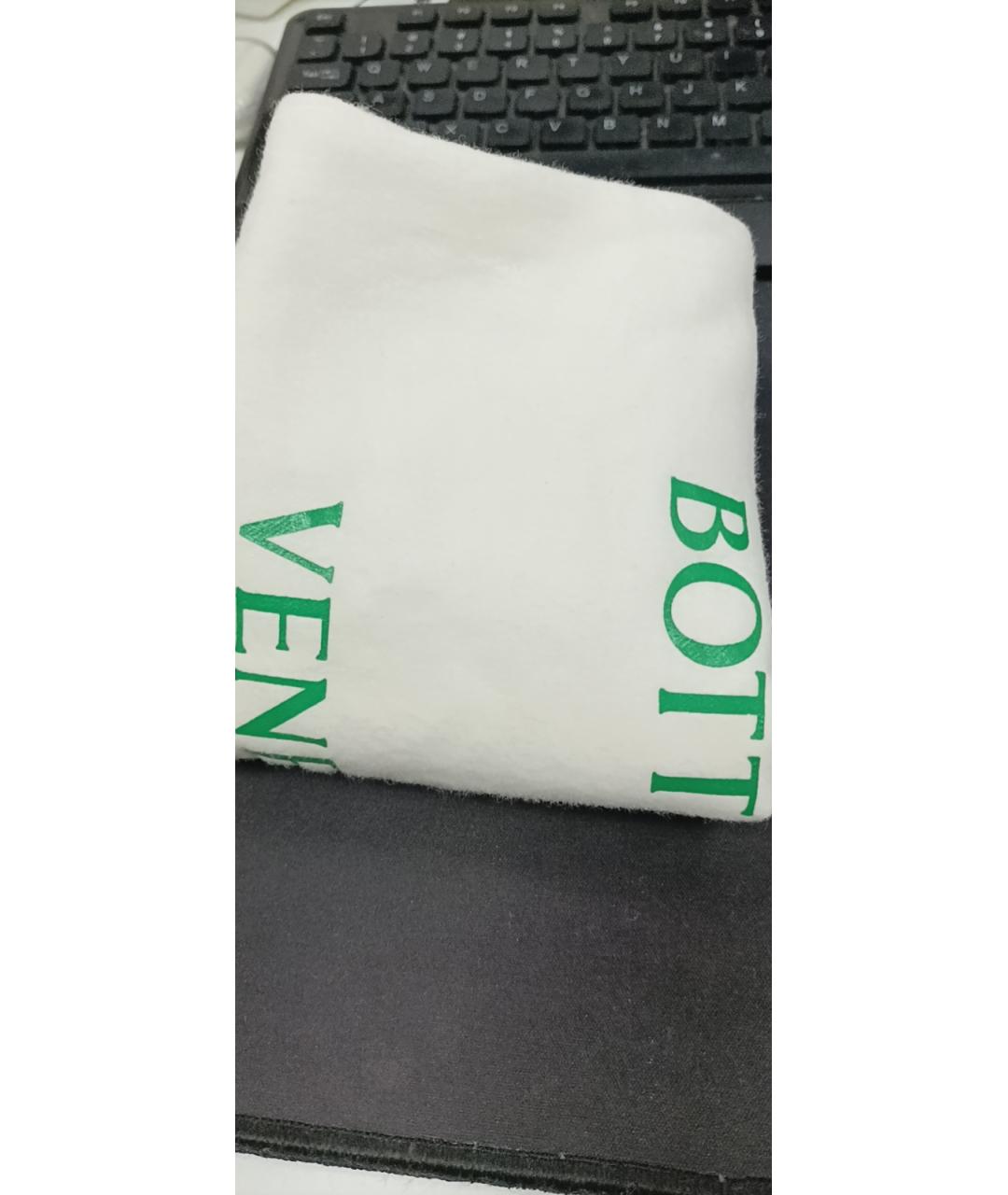 BOTTEGA VENETA Зеленая кожаная сумка с короткими ручками, фото 9