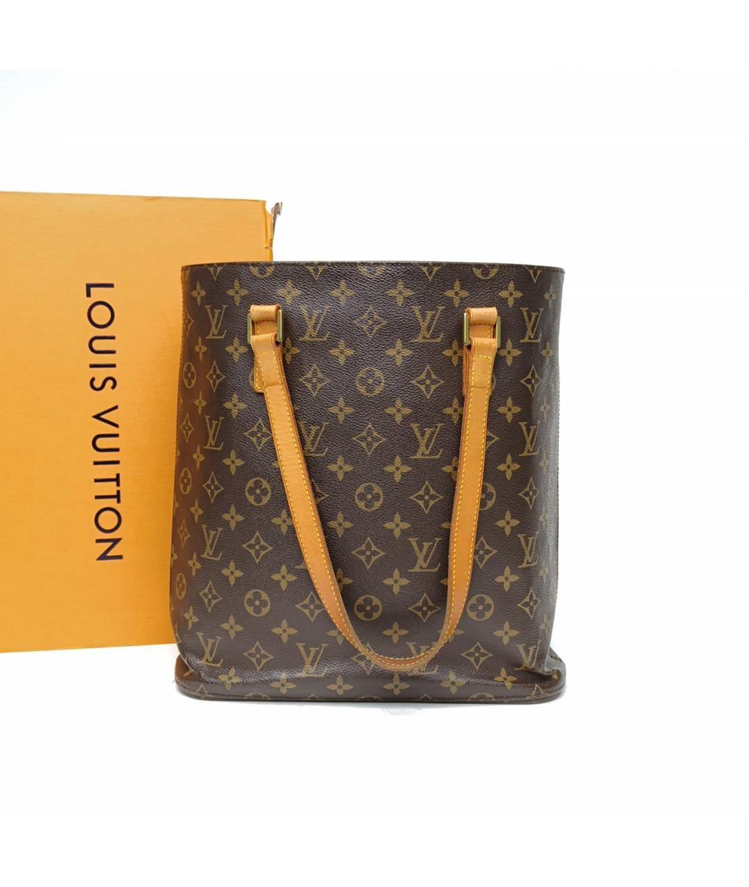 LOUIS VUITTON Коричневая сумка тоут, фото 7