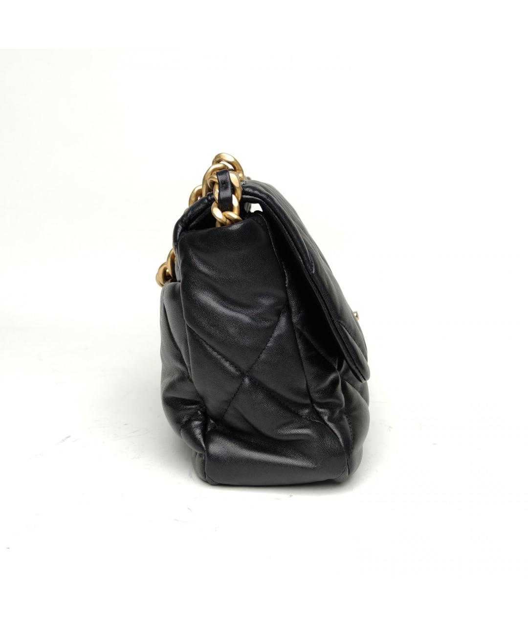 CHANEL Черная кожаная сумка через плечо, фото 5