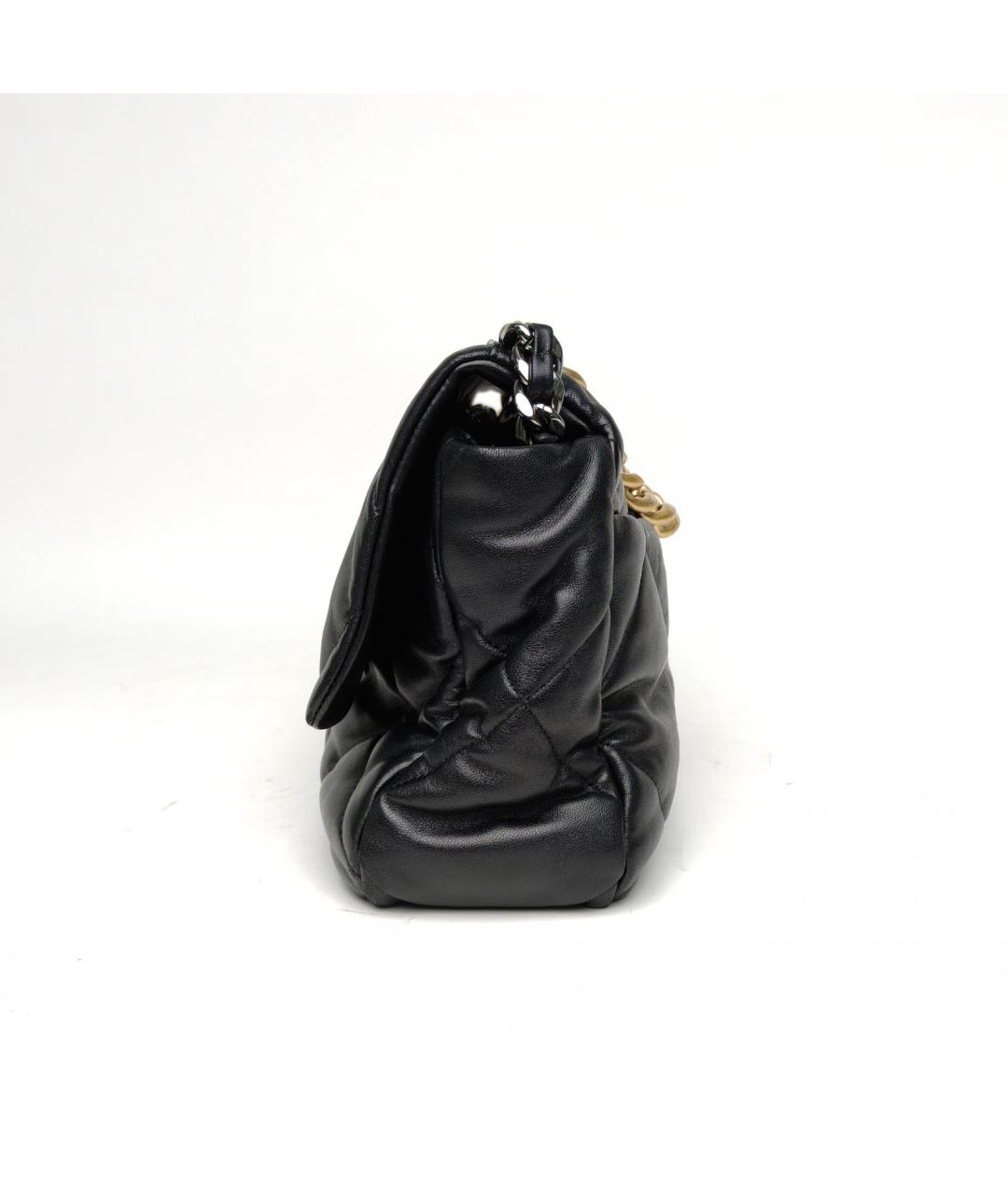 CHANEL Черная кожаная сумка через плечо, фото 3