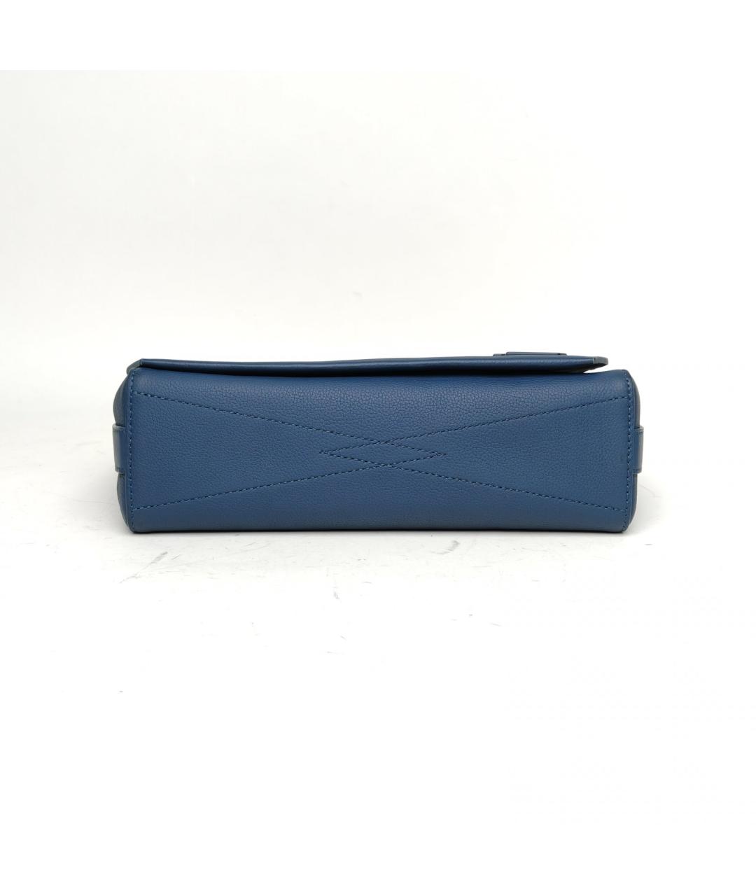 LOUIS VUITTON Синяя кожаная сумка через плечо, фото 6