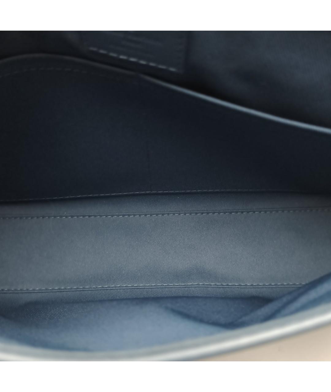 LOUIS VUITTON Синяя кожаная сумка через плечо, фото 7