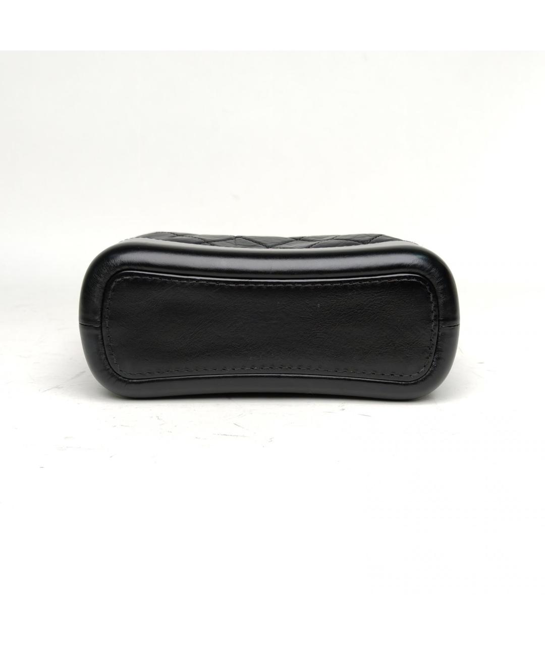 CHANEL Черная кожаная сумка через плечо, фото 6
