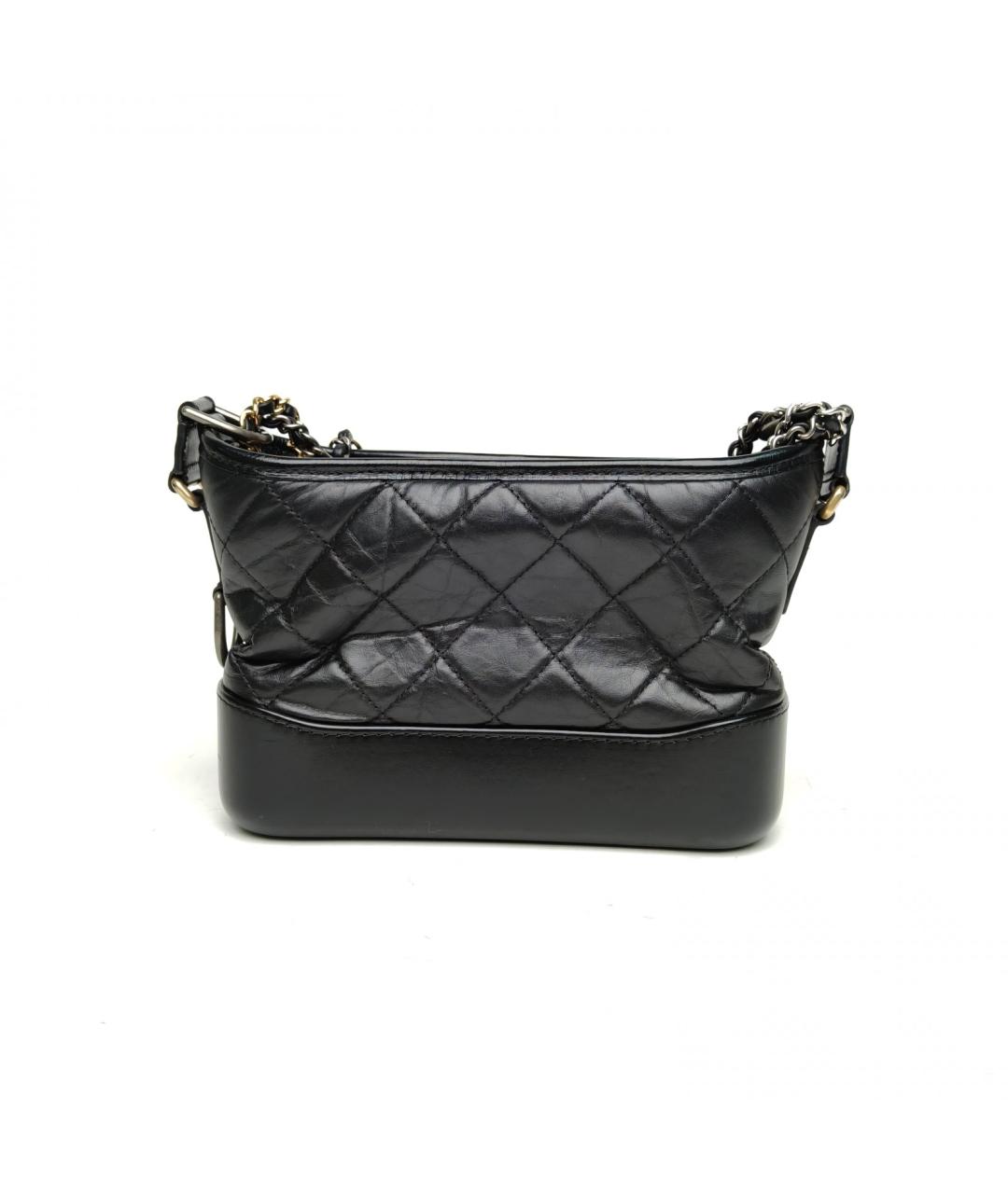 CHANEL Черная кожаная сумка через плечо, фото 4