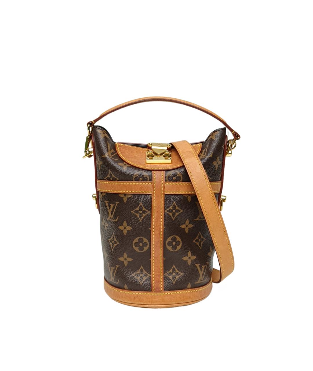 LOUIS VUITTON Коричневая сумка с короткими ручками, фото 1