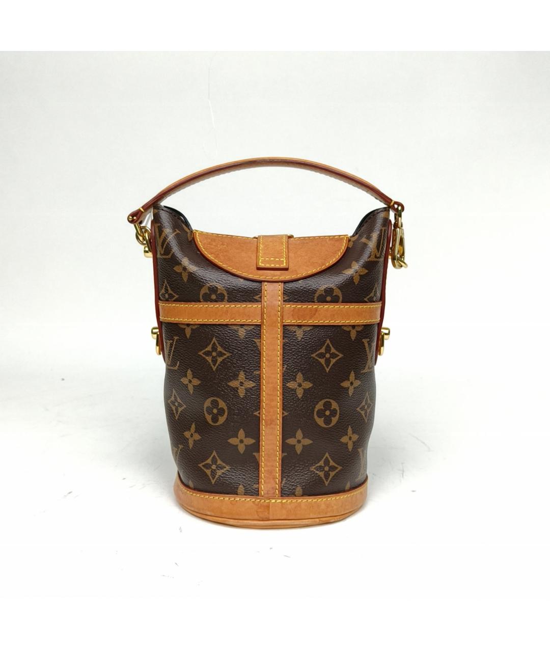 LOUIS VUITTON Коричневая сумка с короткими ручками, фото 4