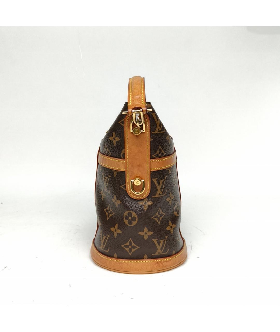 LOUIS VUITTON Коричневая сумка с короткими ручками, фото 3