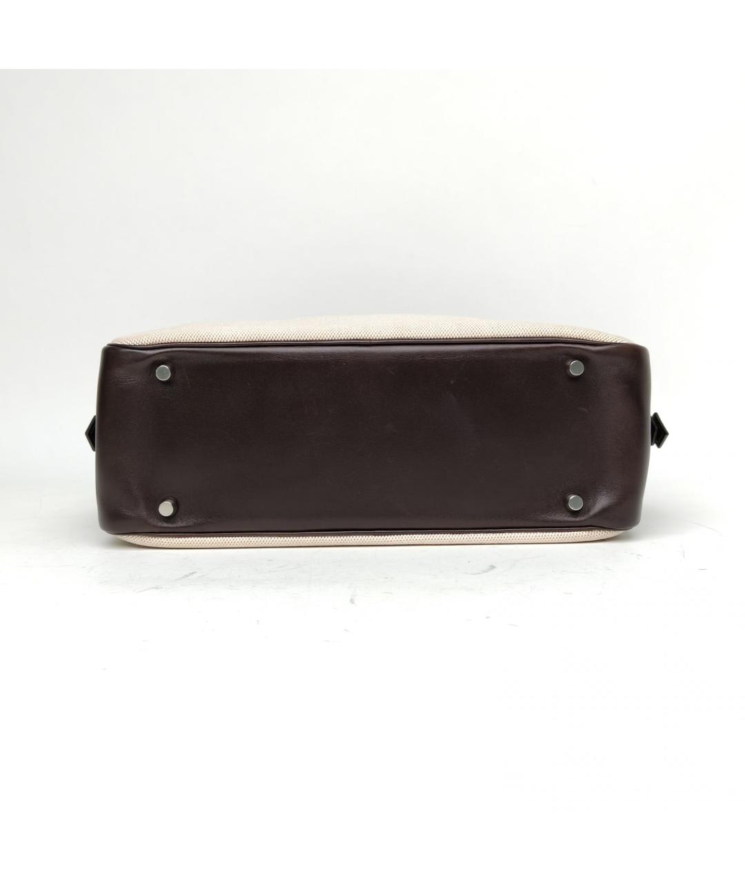 HERMES Бежевая сумка через плечо, фото 6