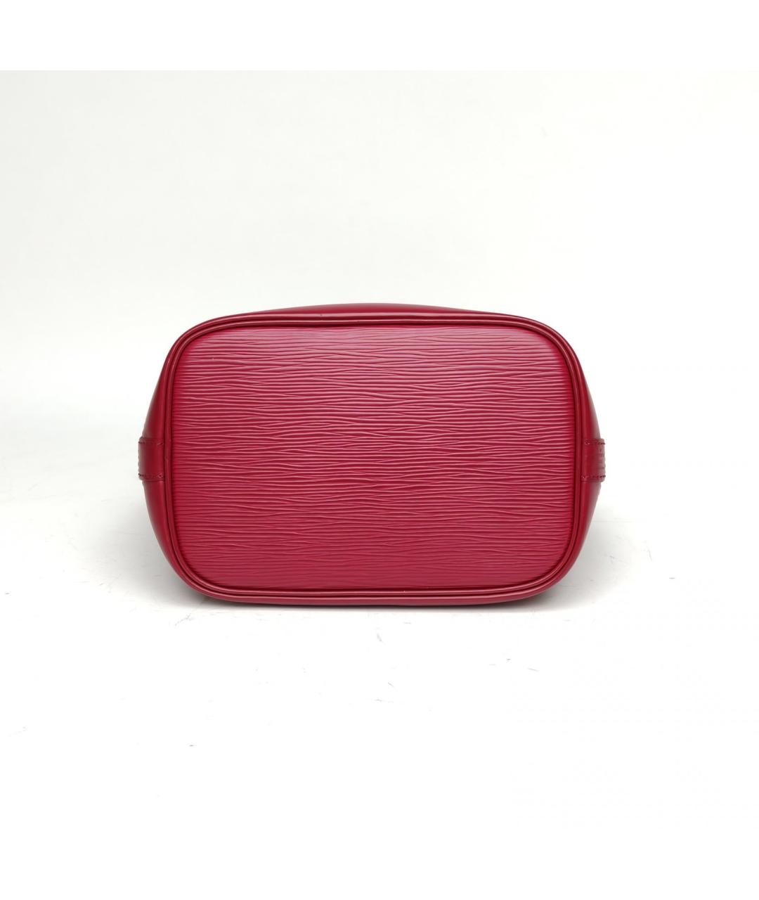 LOUIS VUITTON Красная кожаная сумка через плечо, фото 6