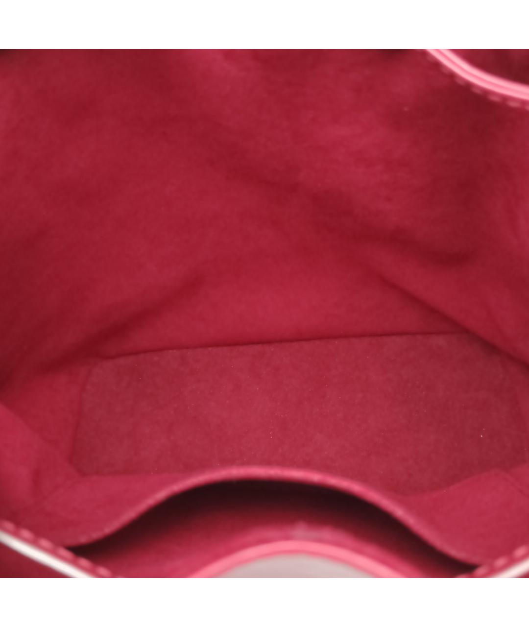 LOUIS VUITTON Красная кожаная сумка через плечо, фото 7