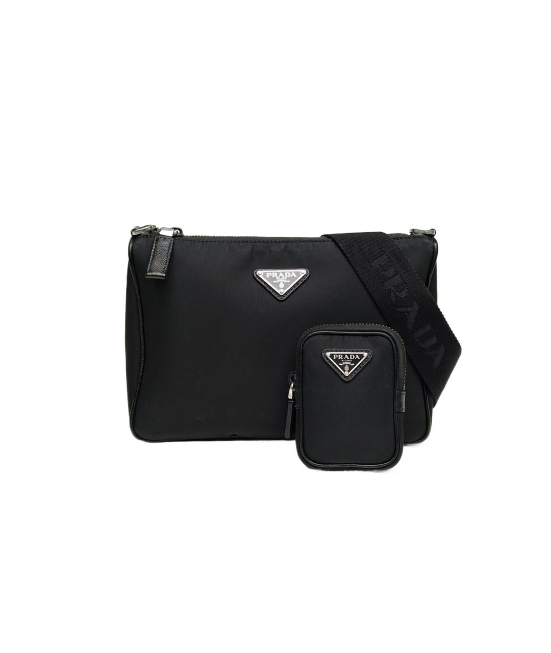 PRADA Черная сумка через плечо, фото 9