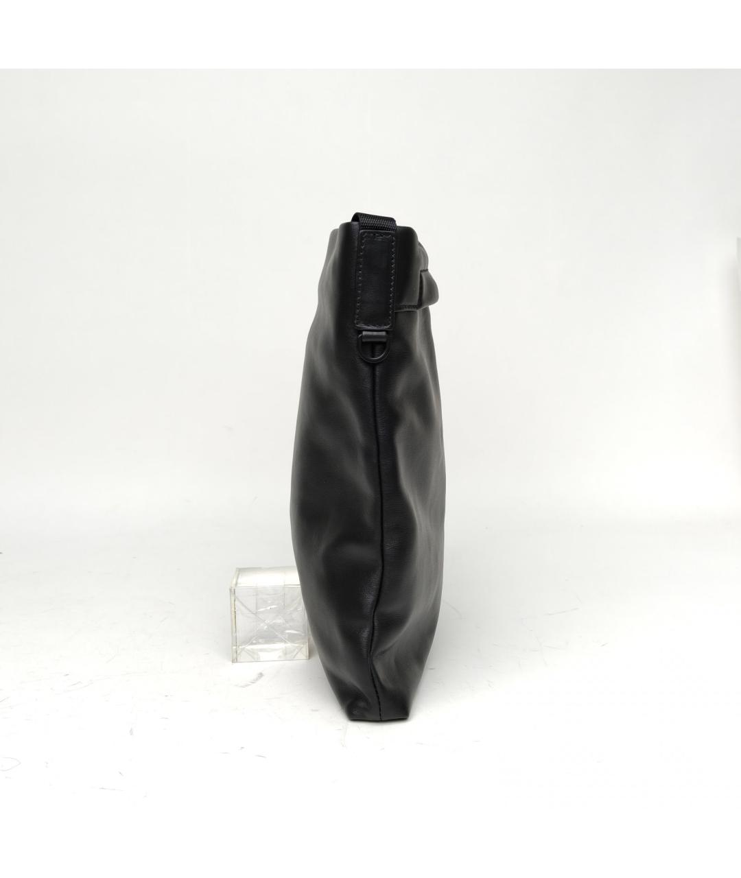 PRADA Черная кожаная сумка через плечо, фото 5