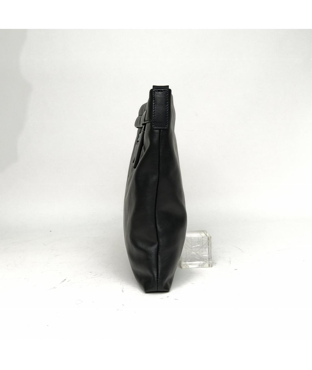 PRADA Черная кожаная сумка через плечо, фото 3