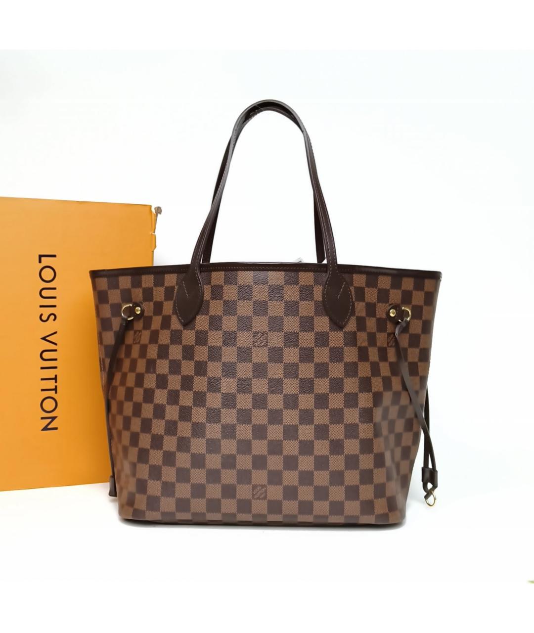 LOUIS VUITTON Коричневая сумка тоут, фото 8