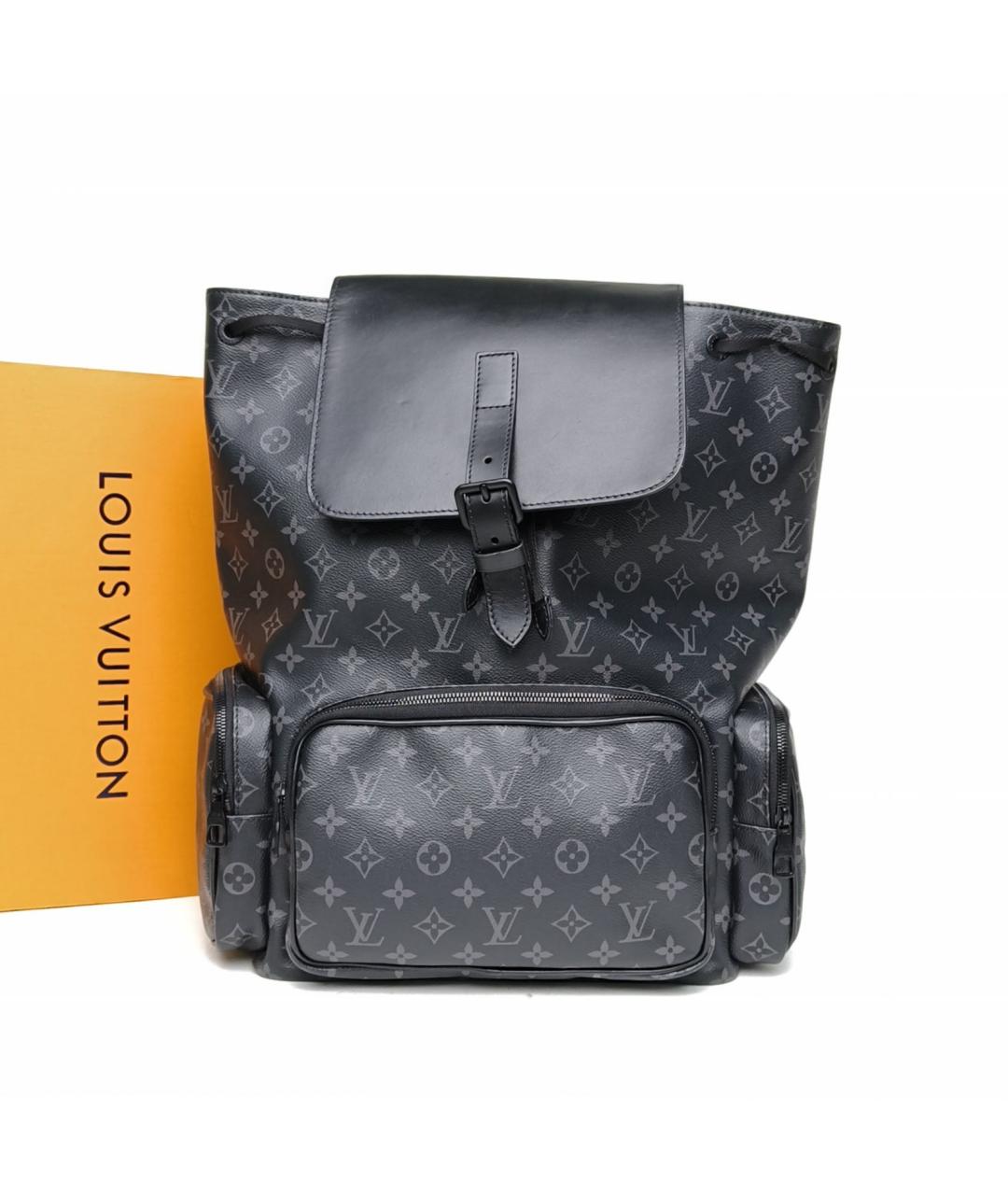 LOUIS VUITTON Черный рюкзак, фото 7