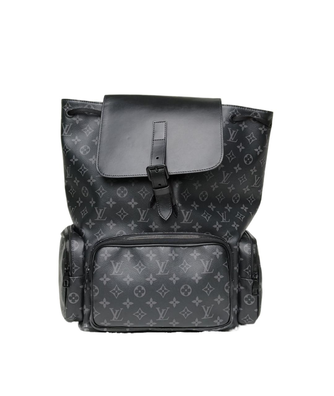 LOUIS VUITTON Черный рюкзак, фото 8