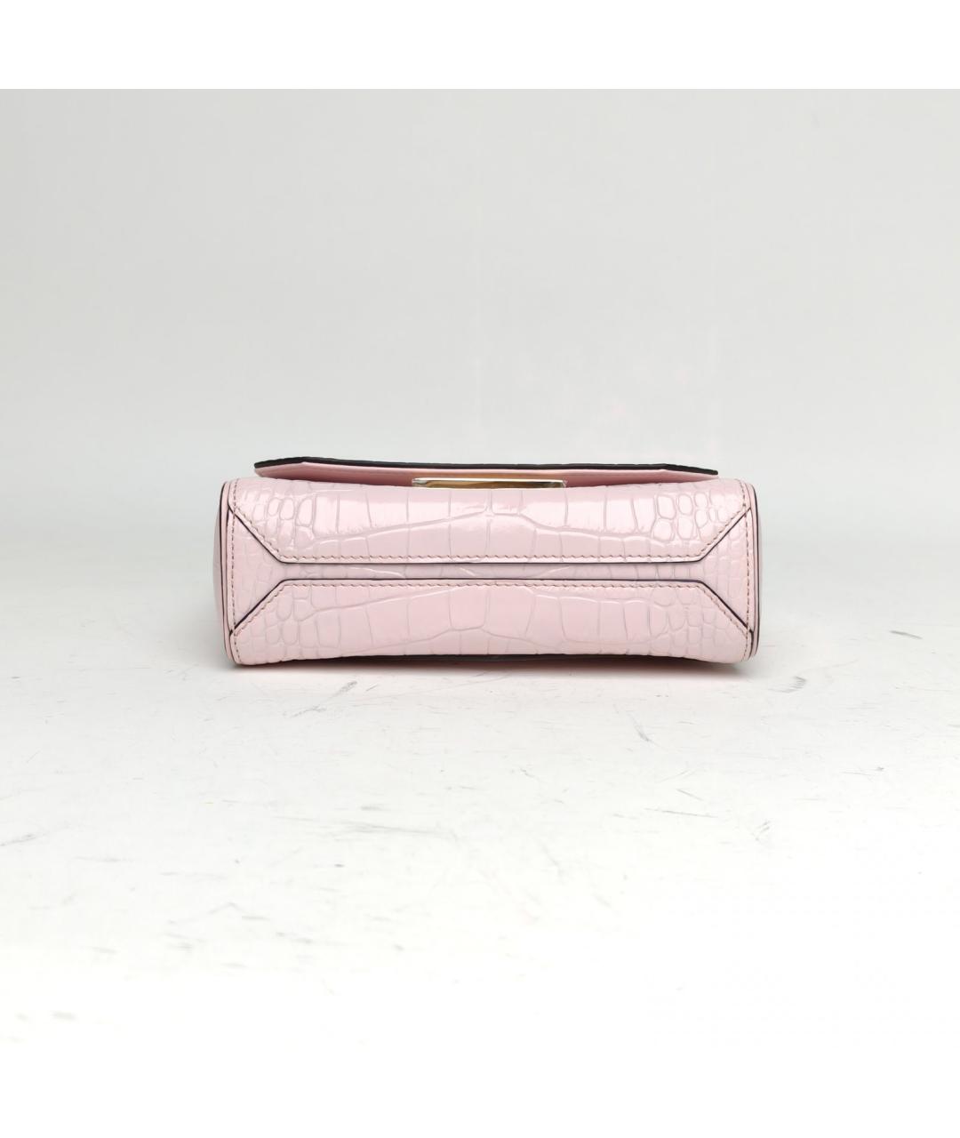 GIVENCHY Розовая кожаная сумка с короткими ручками, фото 6