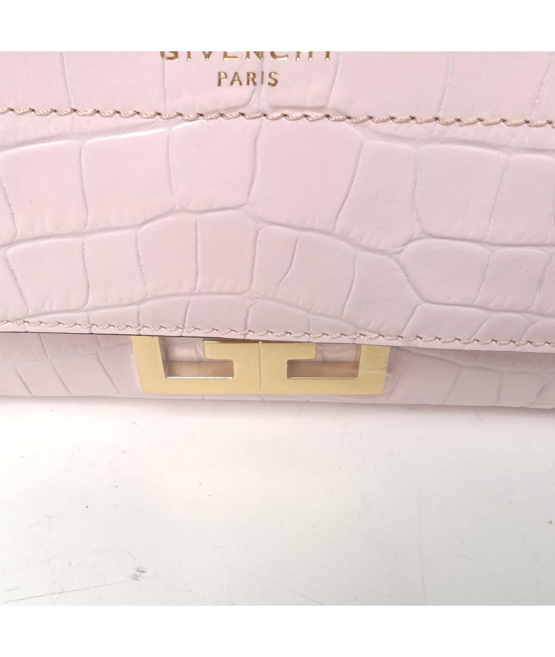 GIVENCHY Розовая кожаная сумка с короткими ручками, фото 7