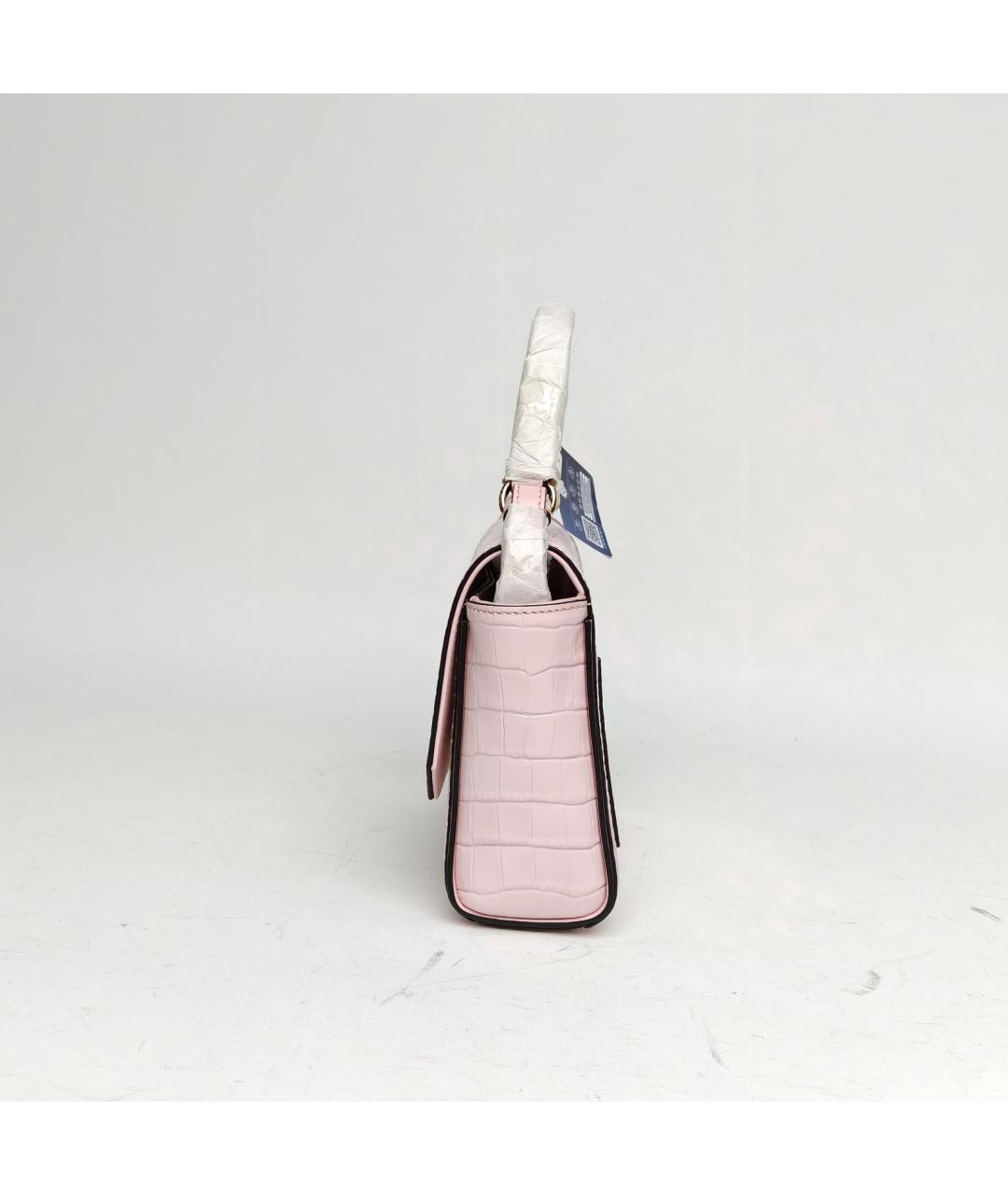 GIVENCHY Розовая кожаная сумка с короткими ручками, фото 3