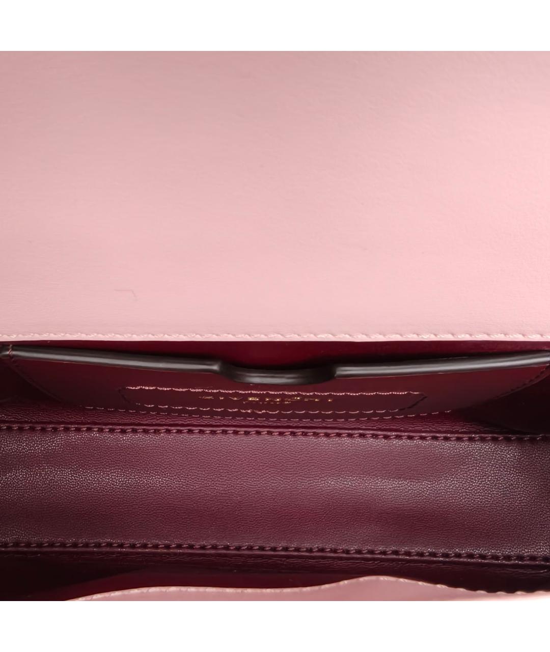 GIVENCHY Розовая кожаная сумка с короткими ручками, фото 8