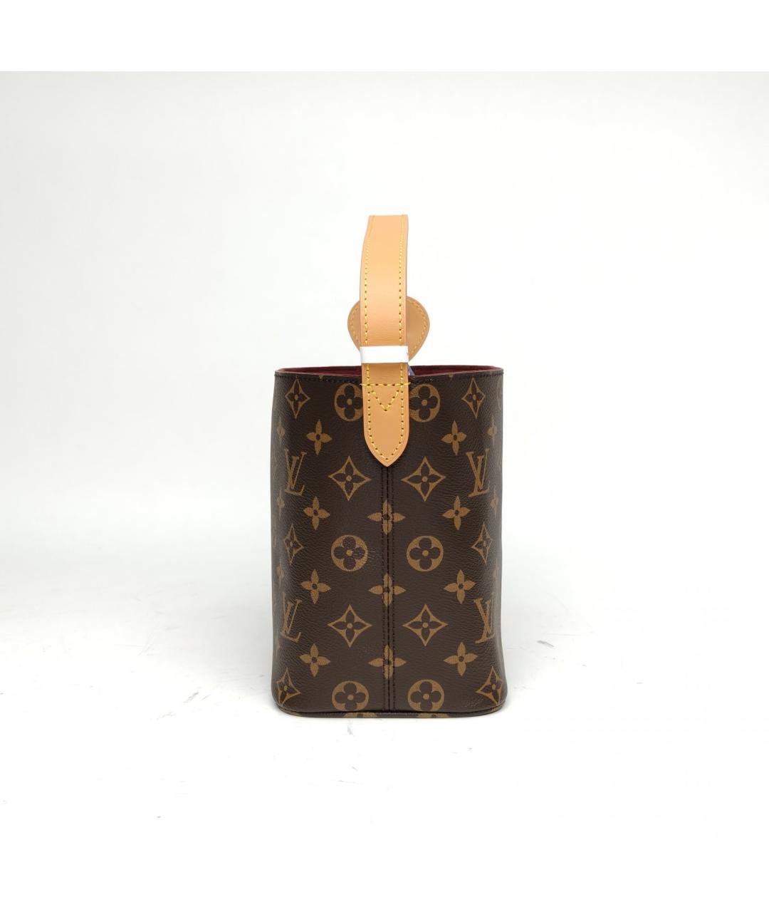 LOUIS VUITTON Коричневая сумка с короткими ручками, фото 5