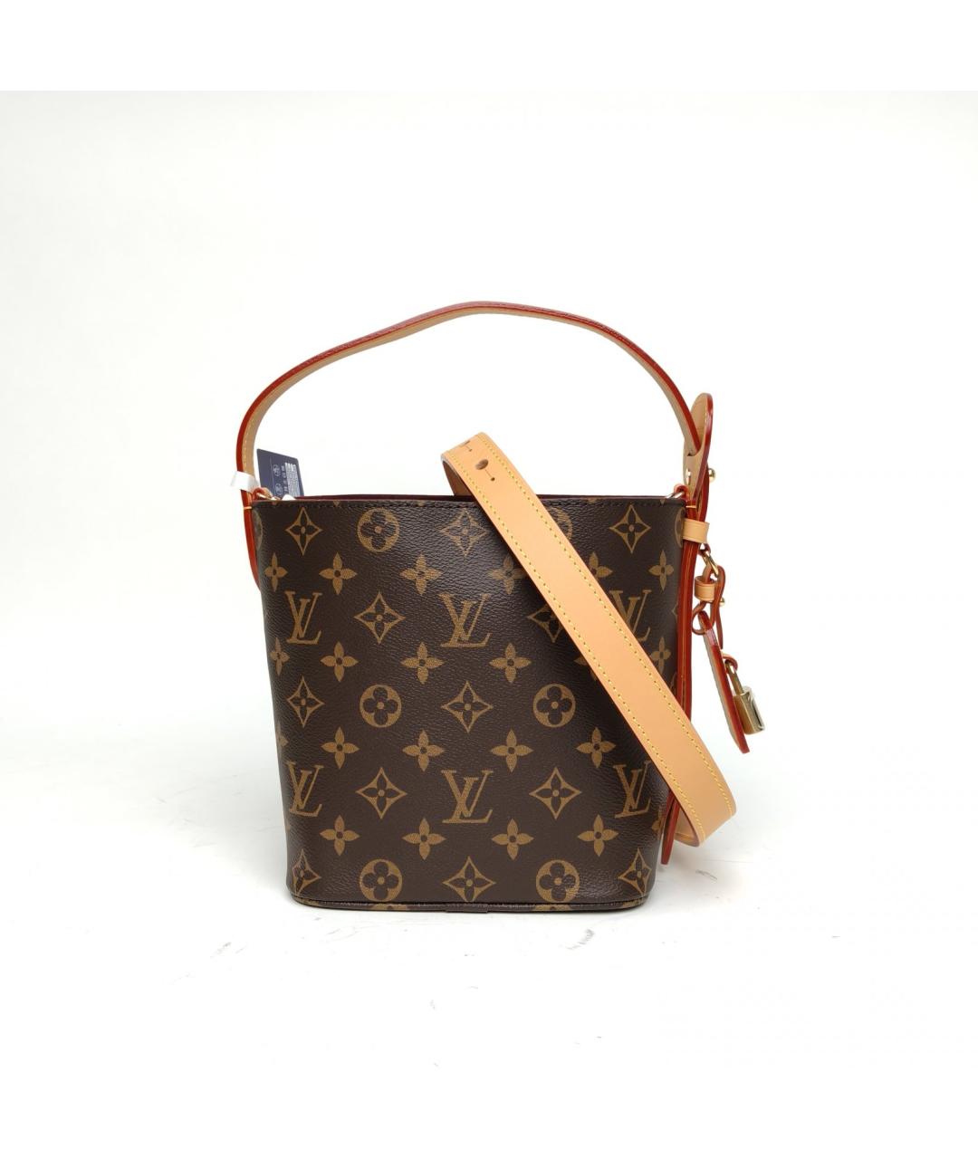 LOUIS VUITTON Коричневая сумка с короткими ручками, фото 2