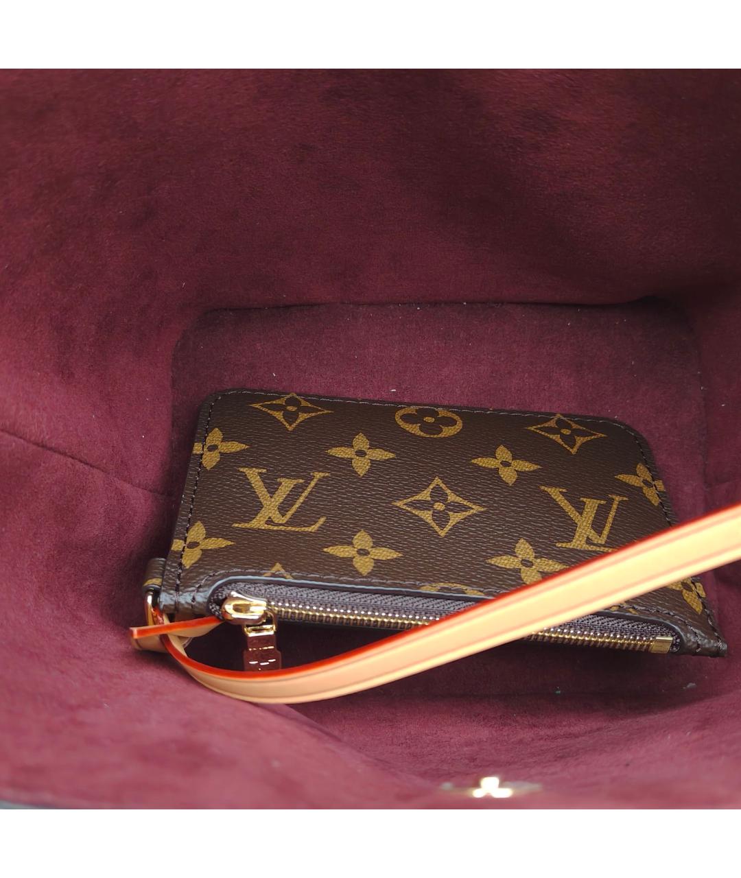 LOUIS VUITTON Коричневая сумка с короткими ручками, фото 7