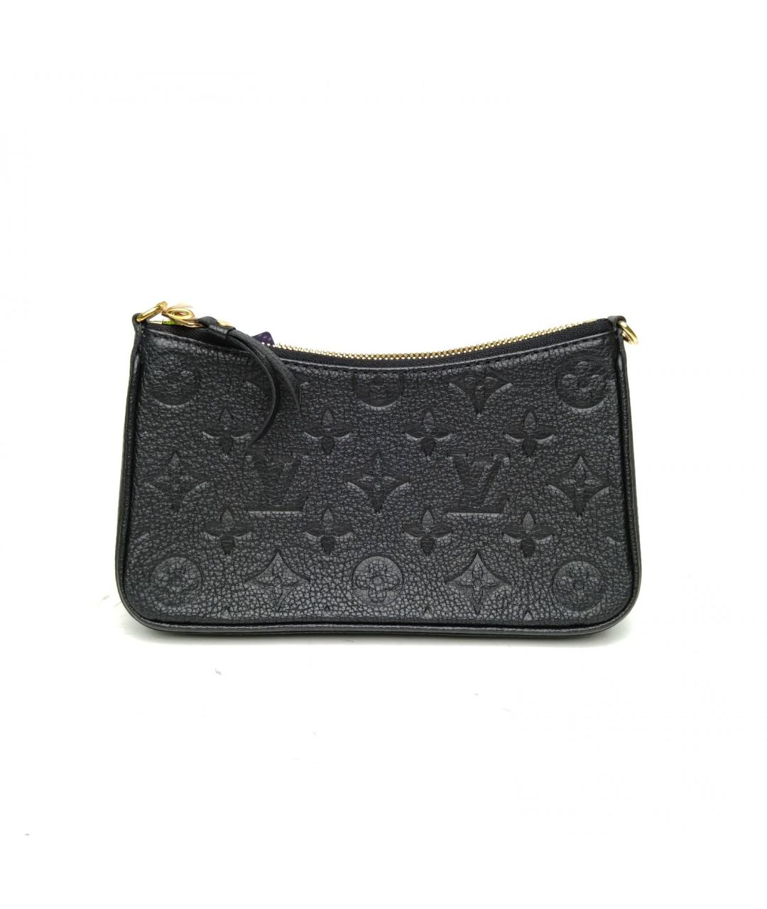 LOUIS VUITTON Черная кожаная сумка через плечо, фото 4