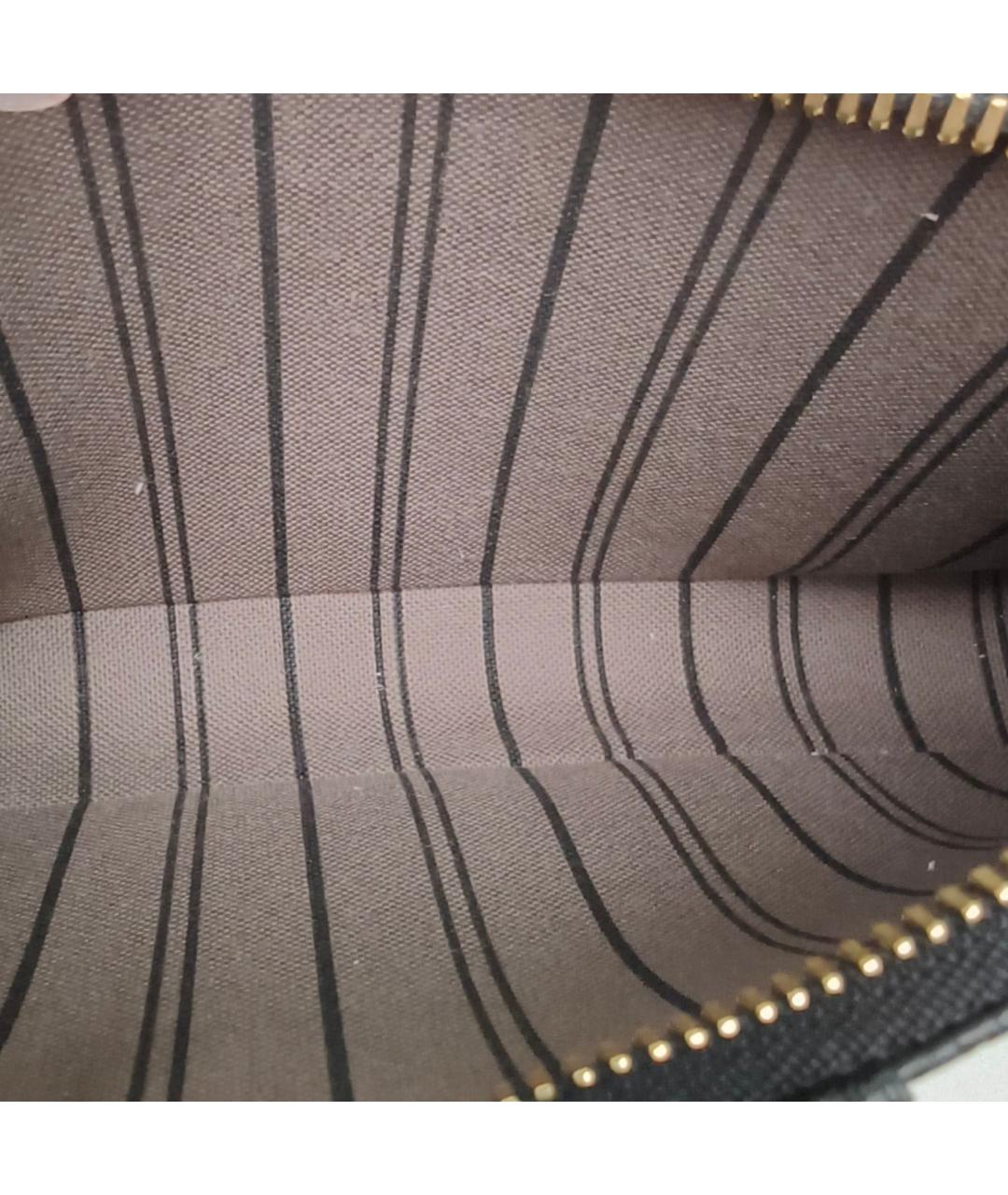 LOUIS VUITTON Черная кожаная сумка через плечо, фото 7