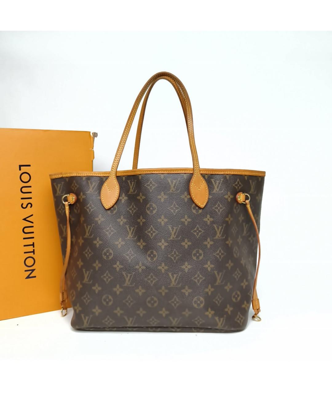 LOUIS VUITTON Коричневая сумка тоут, фото 8