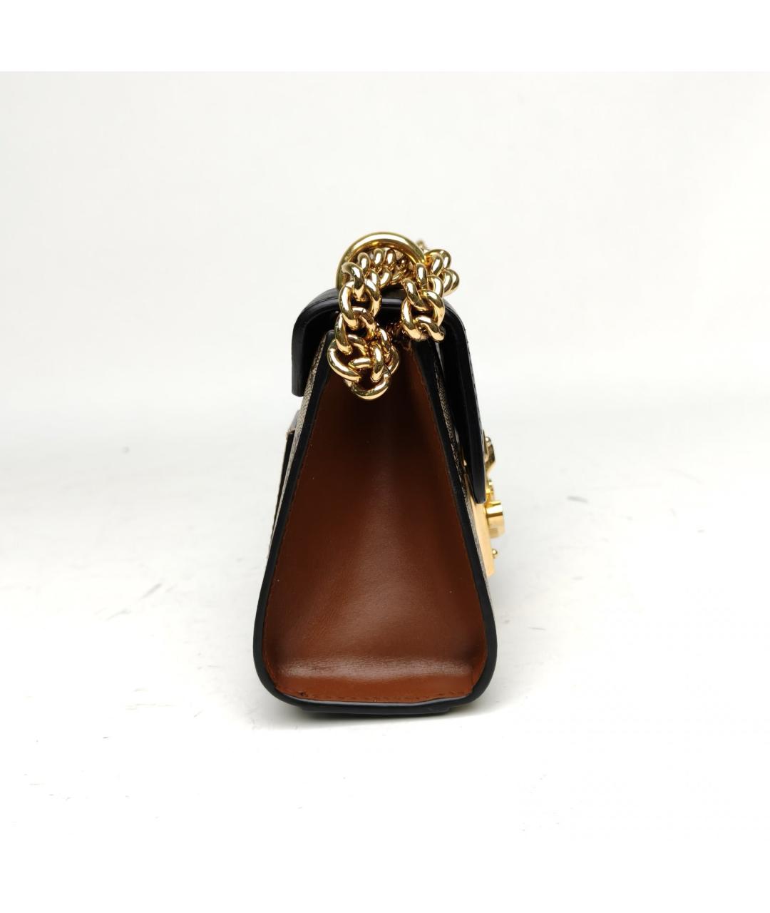 GUCCI Черная кожаная сумка через плечо, фото 5