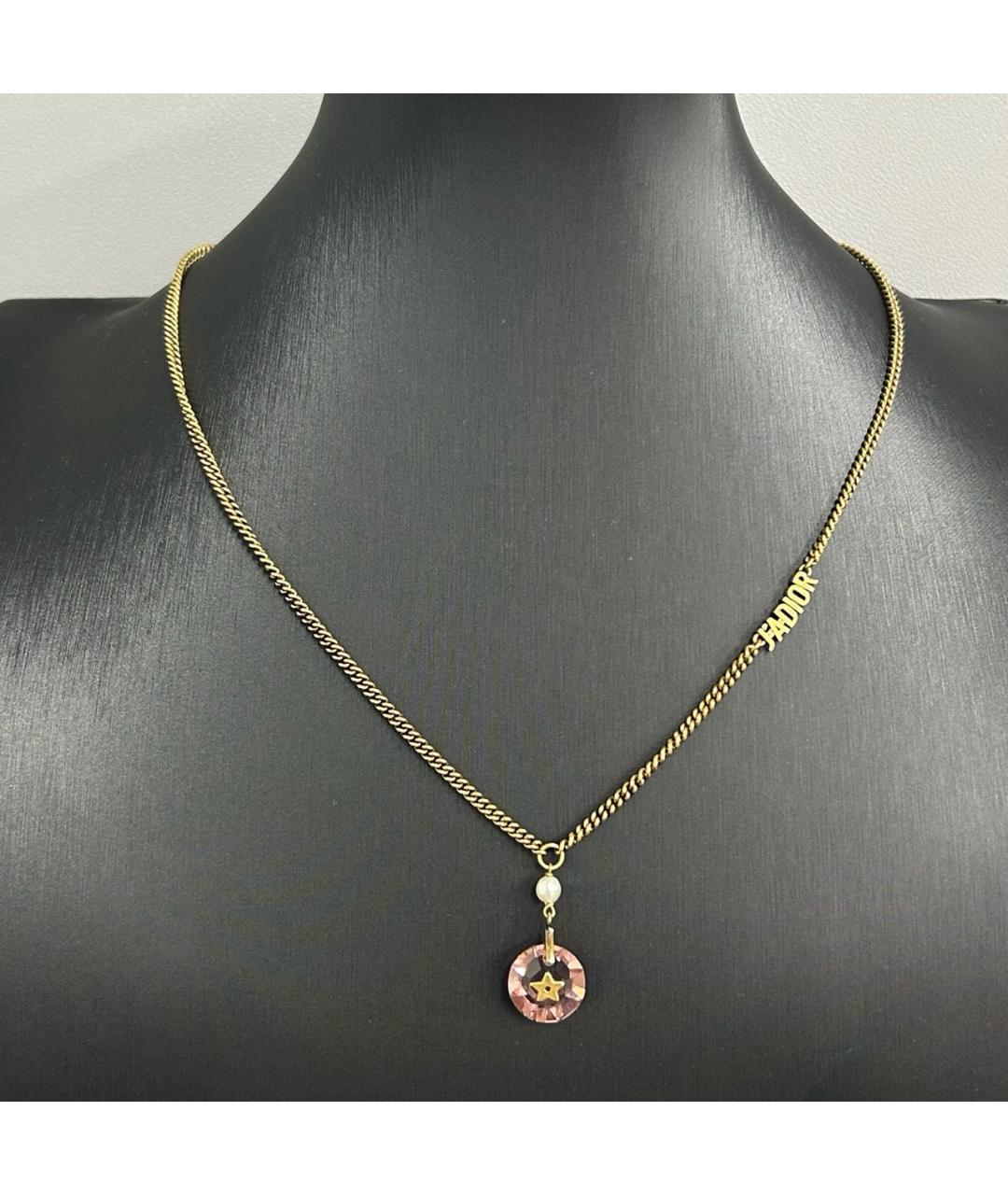 CHRISTIAN DIOR Золотое колье, фото 5