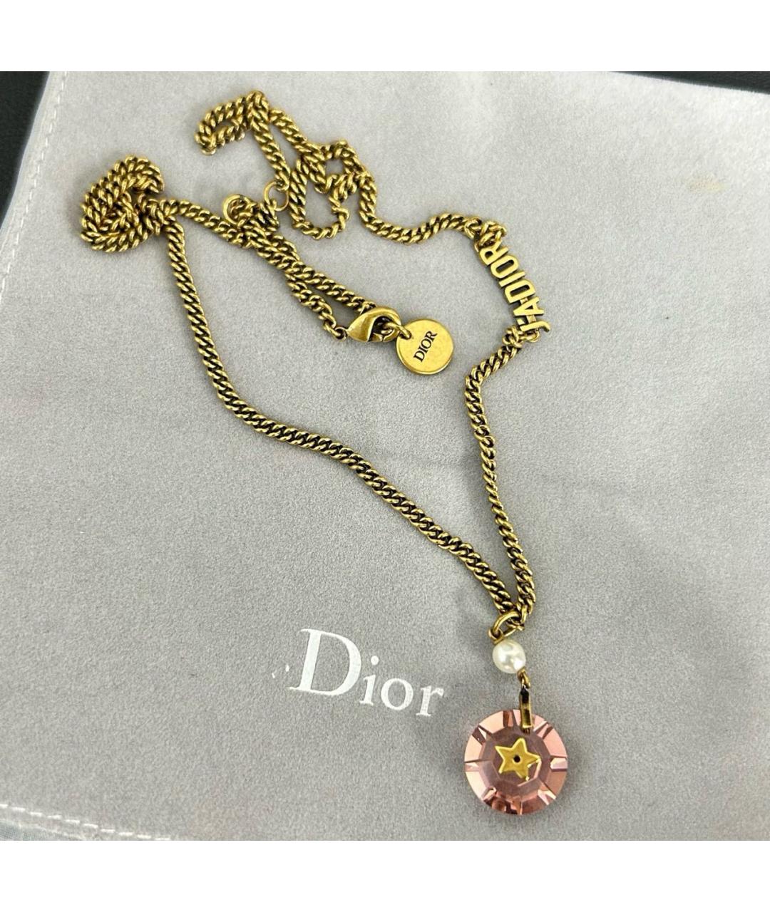 CHRISTIAN DIOR Золотое колье, фото 6