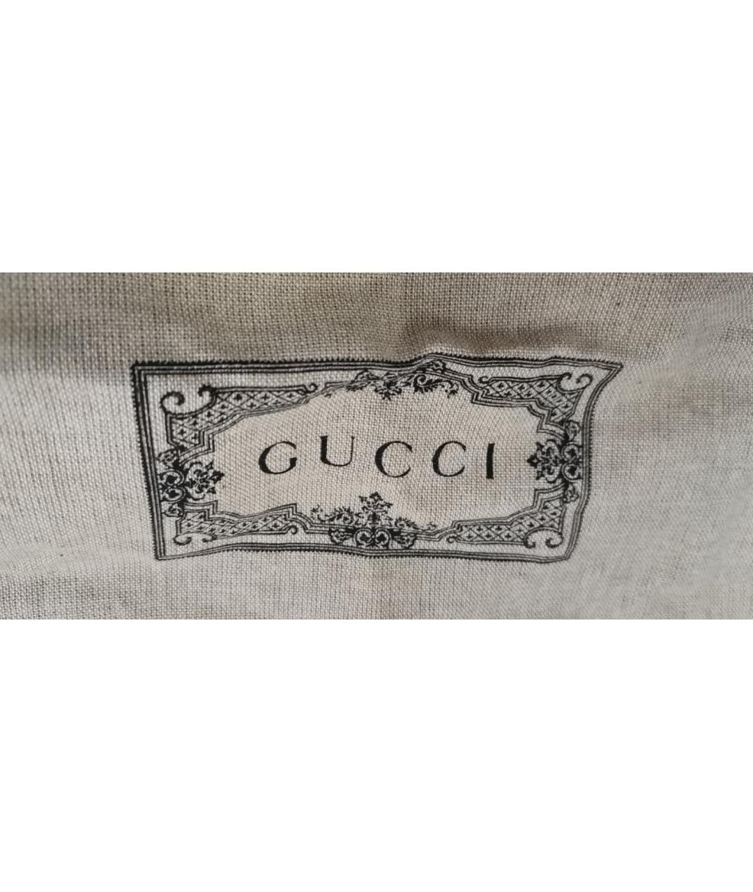 GUCCI Коричневая кожаная сумка с короткими ручками, фото 9