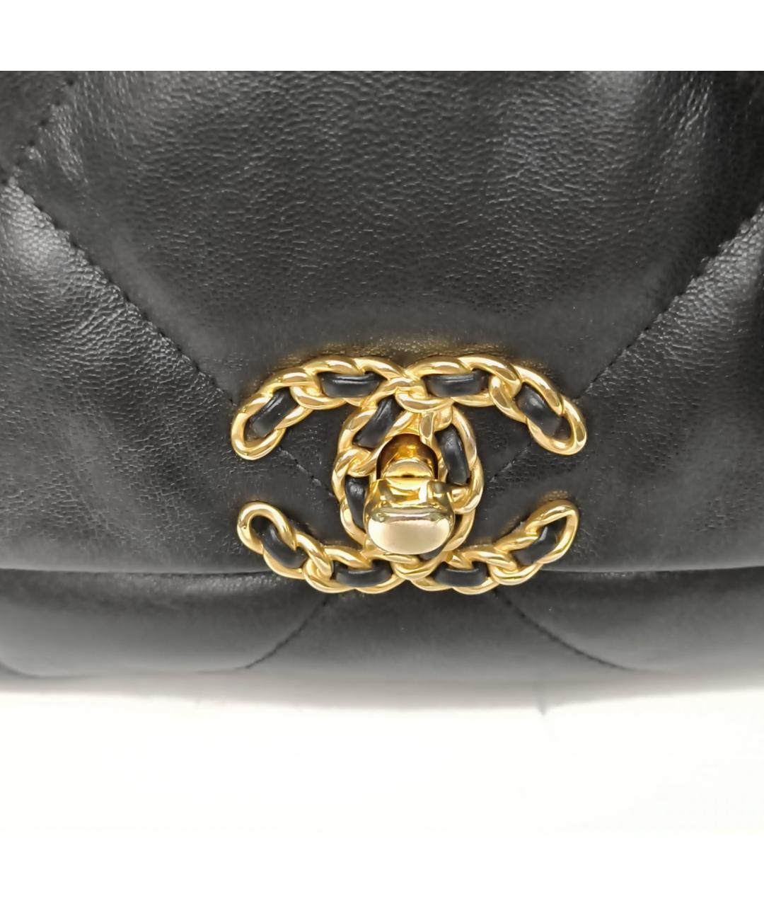 CHANEL Черная кожаная сумка через плечо, фото 2