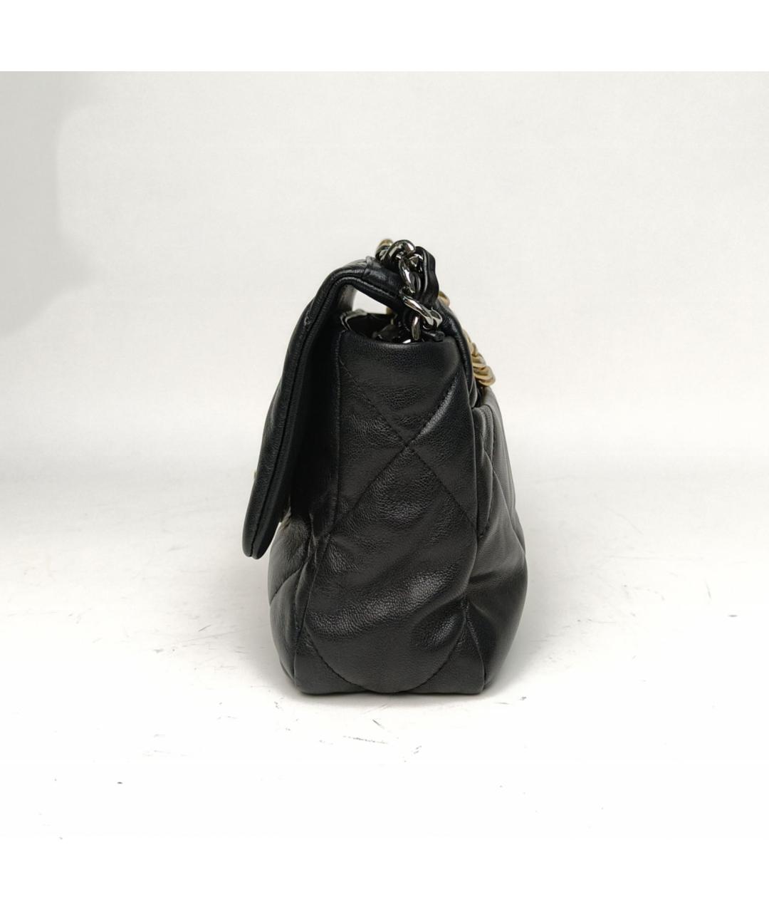 CHANEL Черная кожаная сумка через плечо, фото 6