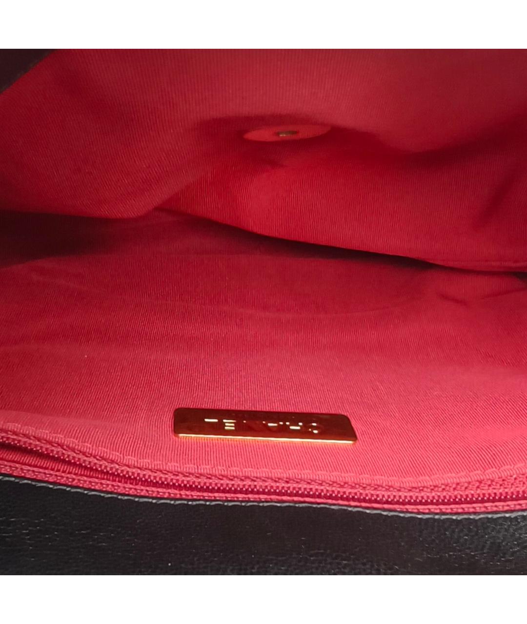 CHANEL Черная кожаная сумка через плечо, фото 3