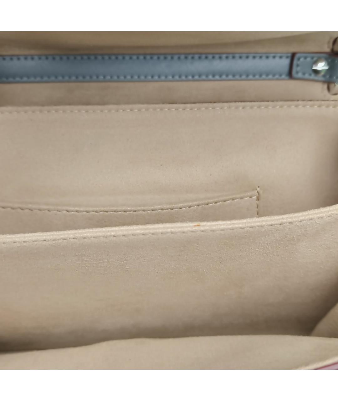 FENDI Синяя кожаная сумка через плечо, фото 7