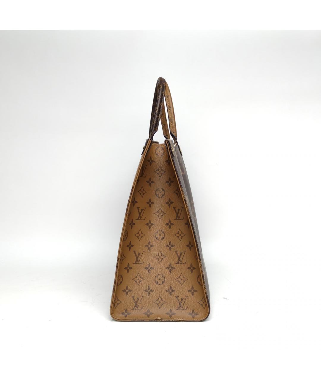 LOUIS VUITTON Коричневая сумка тоут, фото 5